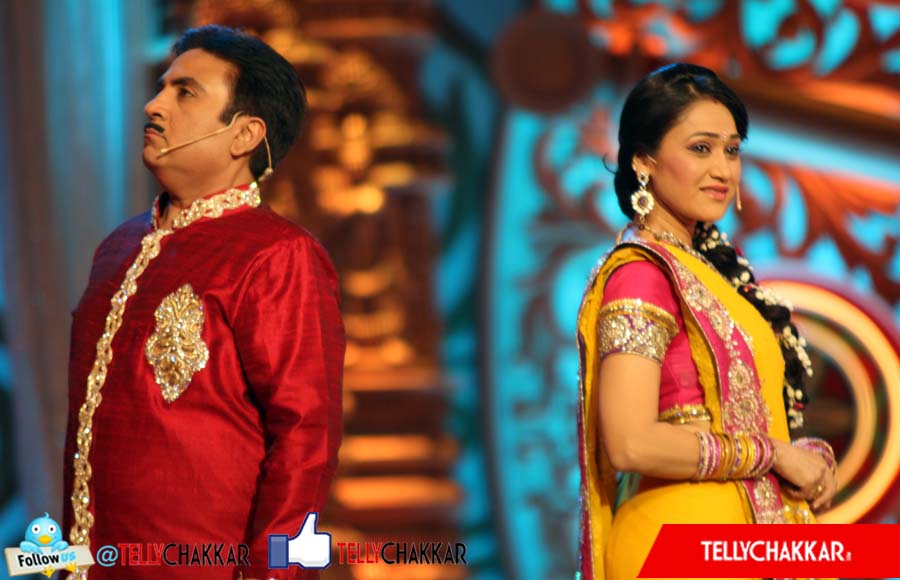 Dilip Joshi (Jetha) and Disha Vakani (Daya)