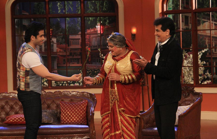 Ali Asgar, Tusshar Kapoor and Jeetendra