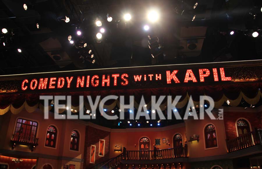 On the sets of Colors' Comedy Nights With Kapil