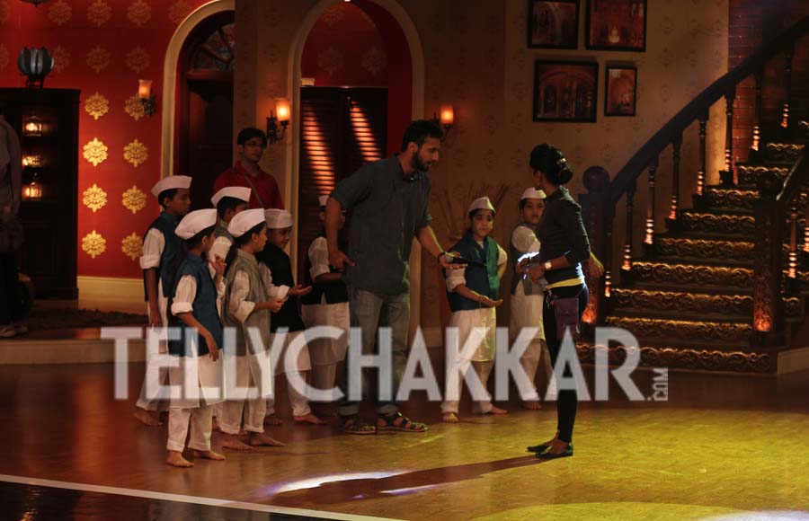 On the sets of Colors' Comedy Nights With Kapil