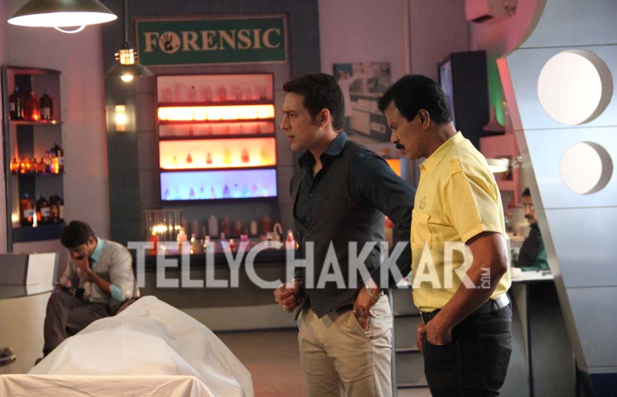 On the set: Sony TV's CID