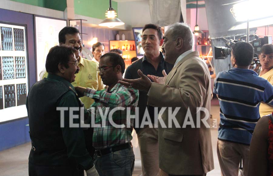 On the set: Sony TV's CID