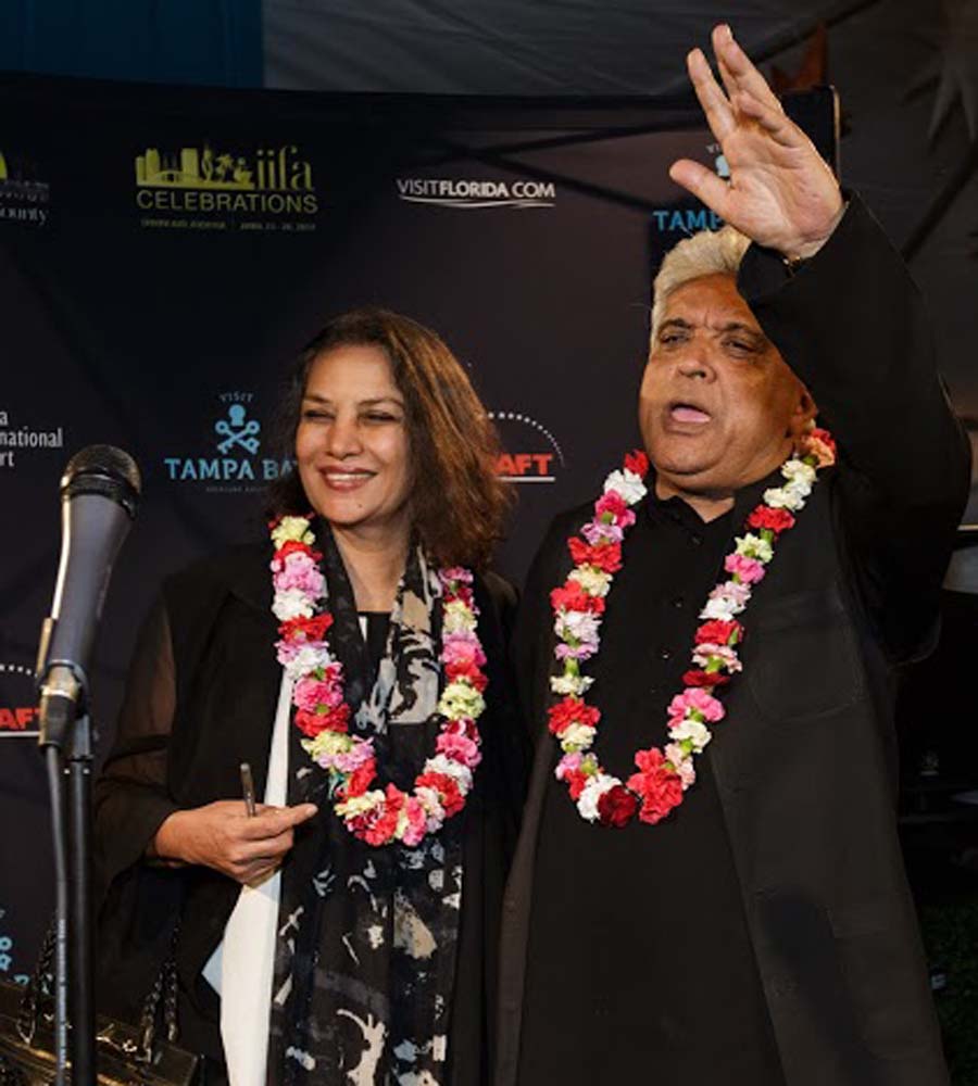 Javed Akhtar And wife Shabana Azmi