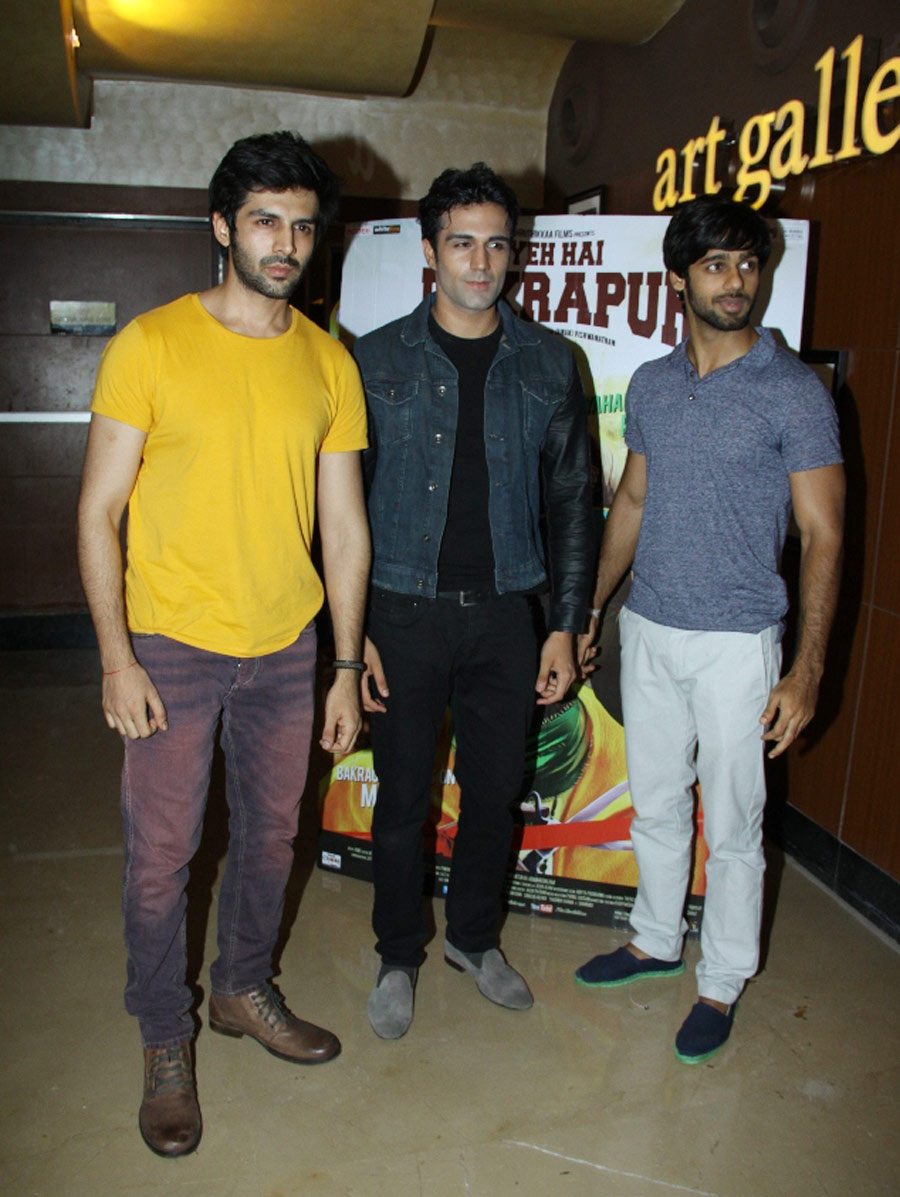 L R Kartik Aaryan, Lavaan Aurora and Gaurav Pandey