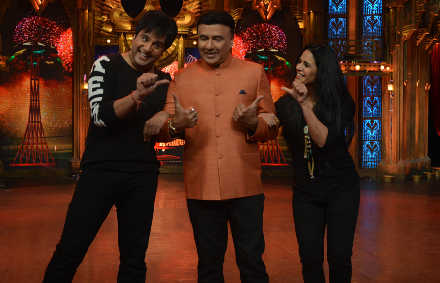 Krishna Abhishek,Anu Malik and Mona Singh