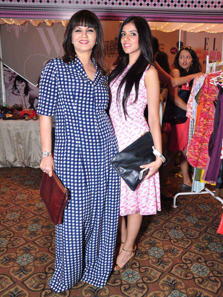 Neeta and Nishka Lulla at Elle Carnival