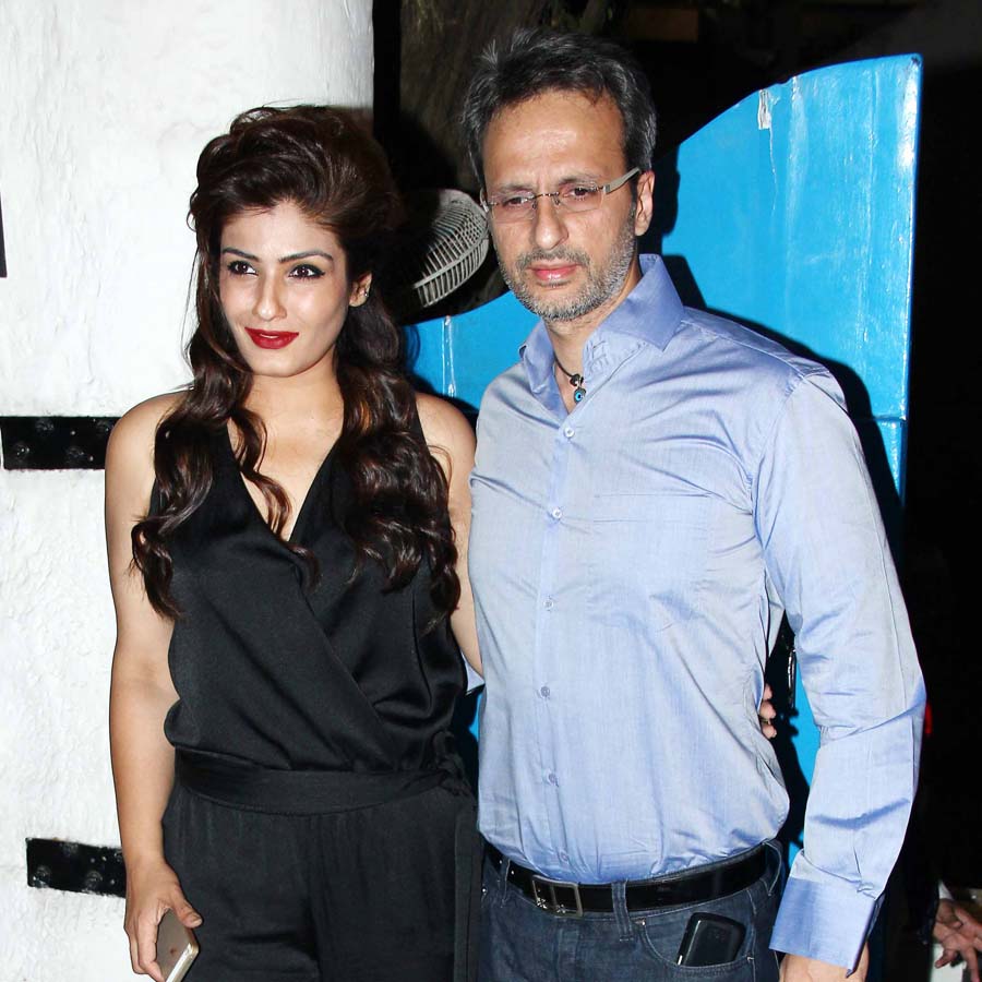 Raveena Tandon and Anil Thadani 