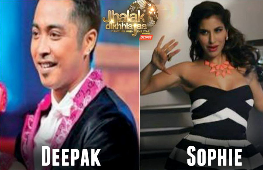 Sophie Choudry and Deepak