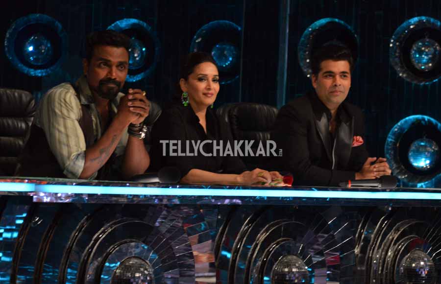 Remo D'Souza Madhuri Dixit and Karan Johar