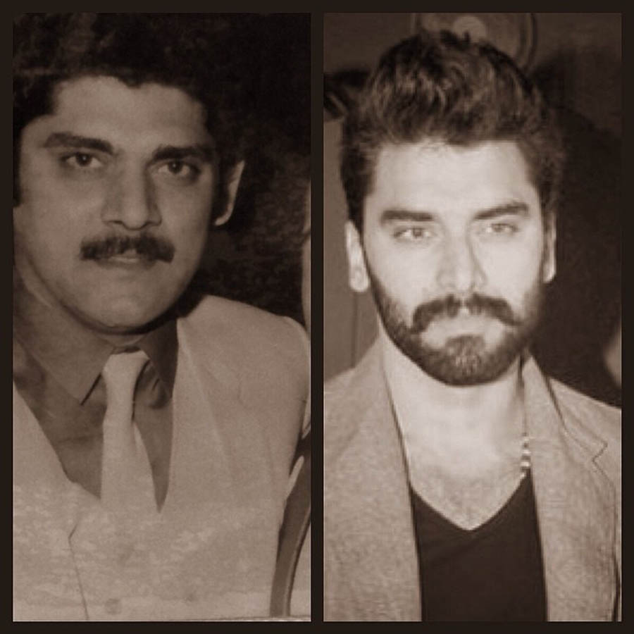 Nikitin Dheer and dad Pankaj Dheer