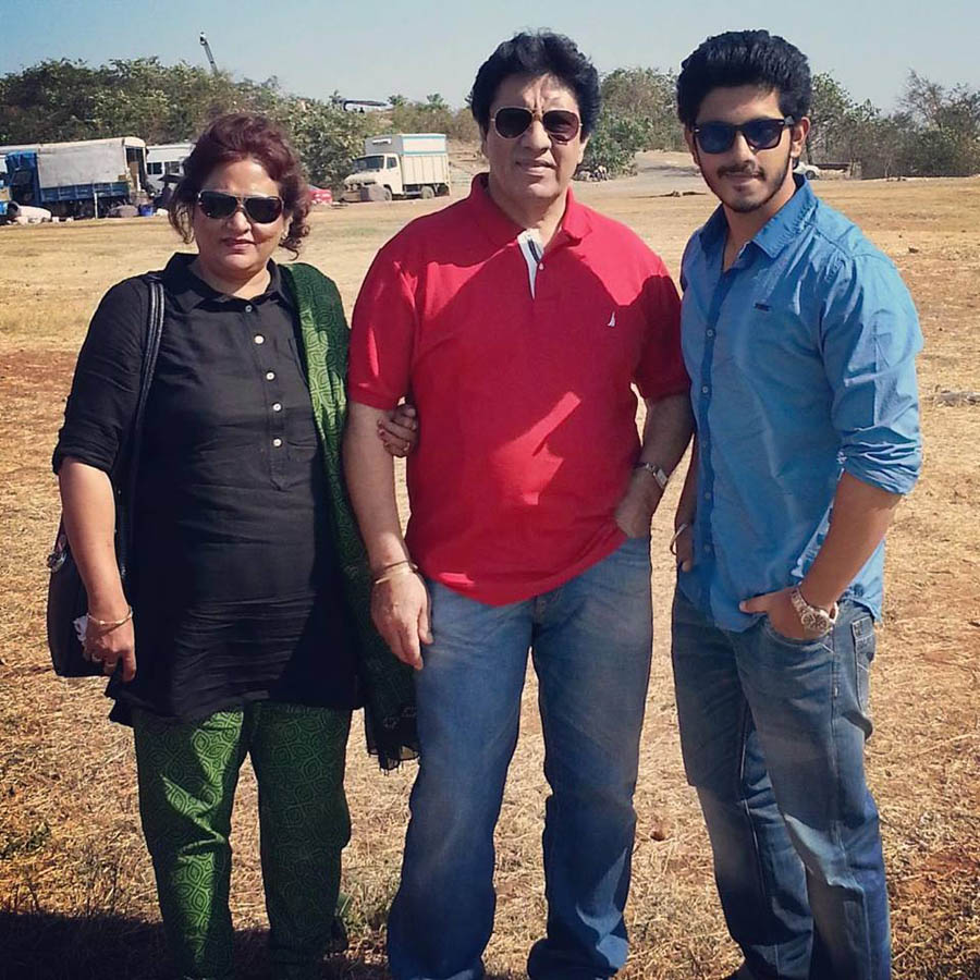 Kanwar Dhillon with his parents