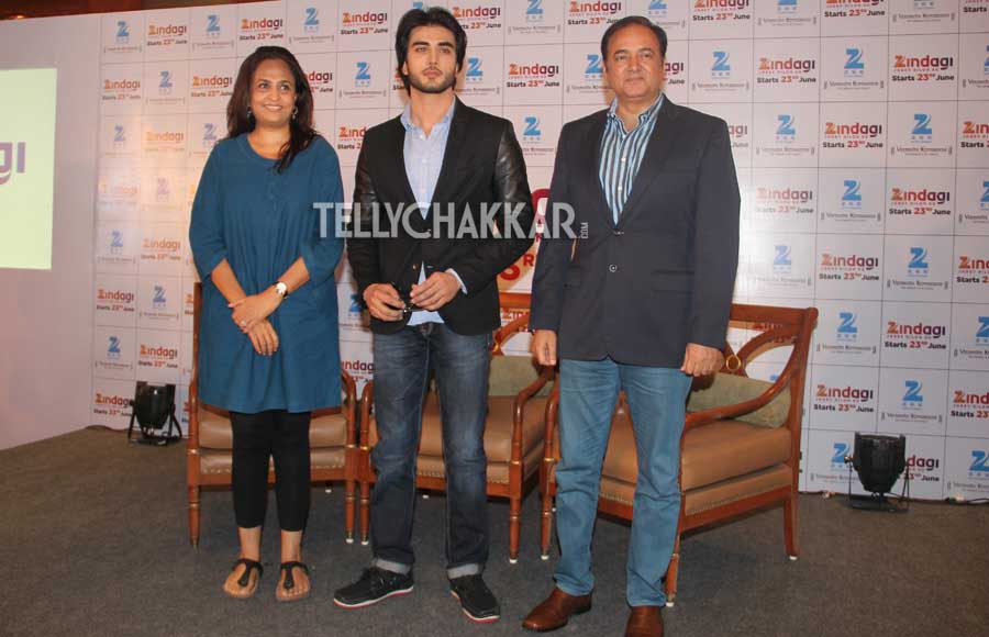 Ms. Shailja Kejriwal (Cheif Creative - Special Projects), popular Pakistan Actor Imran Abbas and Mr Bharat Ranga (Chief Content and Creative Officer, ZEEL)