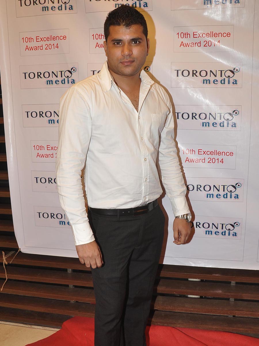 Waris Ali Khan at the '10th Excellence National Best Debutante Awards 2014'