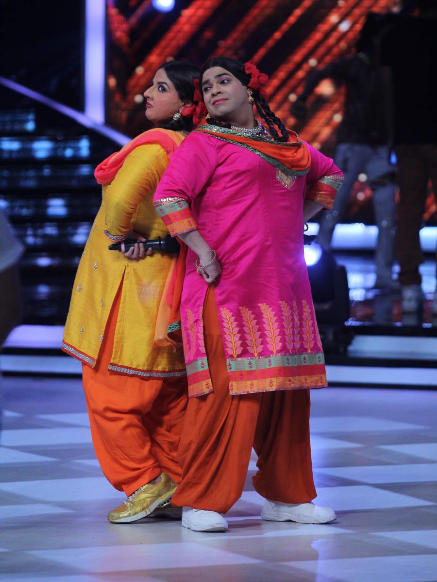 Kiku Sharda And Vidya Balan (source : IANS)