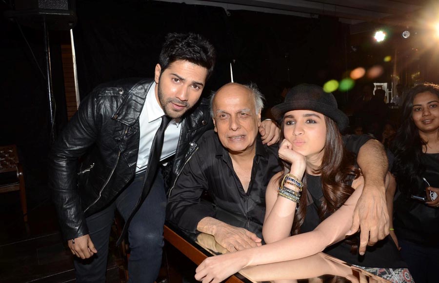 Varun Dhawan ,Mahesh Bhatt and Alia Bhatt