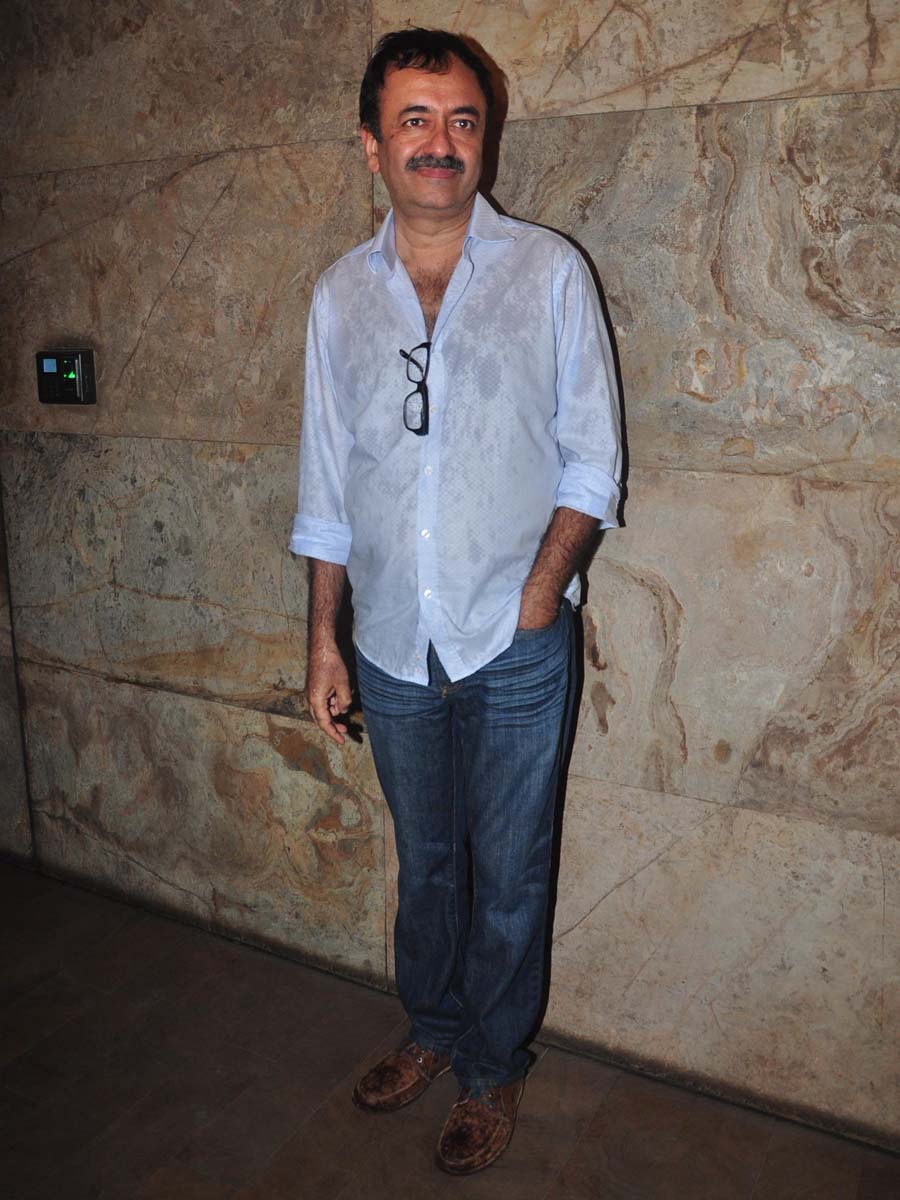 Filmmaker Rajkumar Hirani during the screening of film Bobby Jasoos