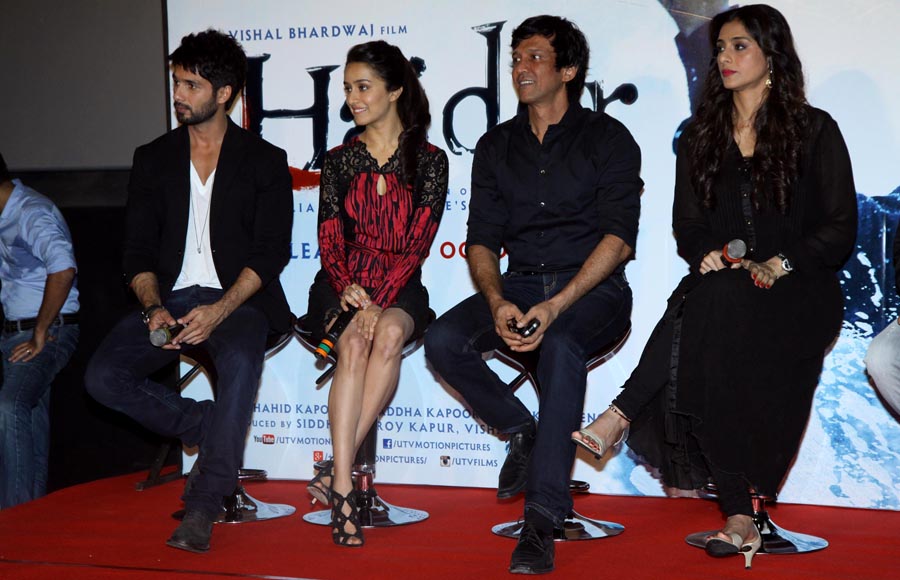 Shahid Kapoor,Shraddha Kapoor ,Kay Kay Menon and Tabu