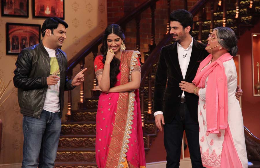 Kapil Sharma, Ali Asgar, Sonam Kapoor and Fawad Khan 