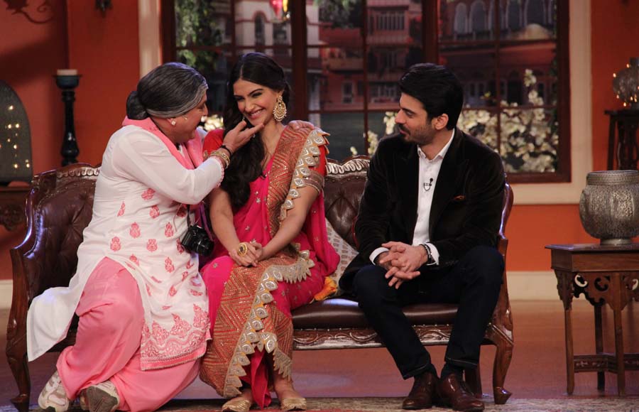 Ali Asgar, Sonam Kapoor and Fawad Khan 