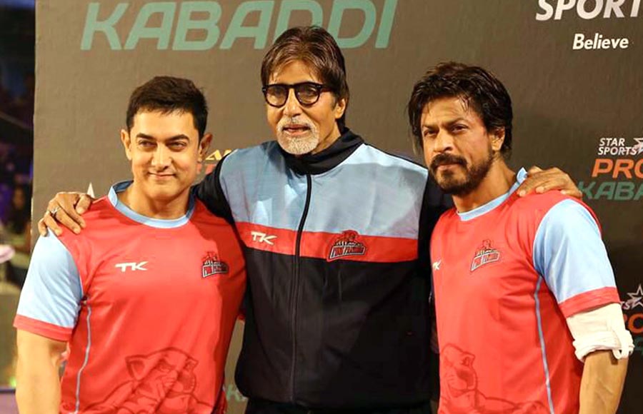 Aamir Khan, Amitabh Bachchan and Shahrukh Khan