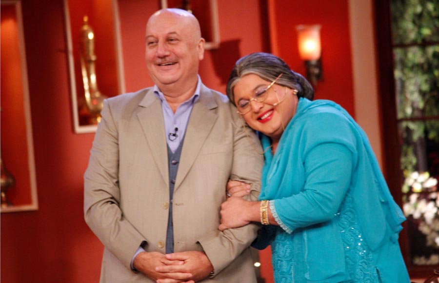 Anupam Kher and Ali Asgar