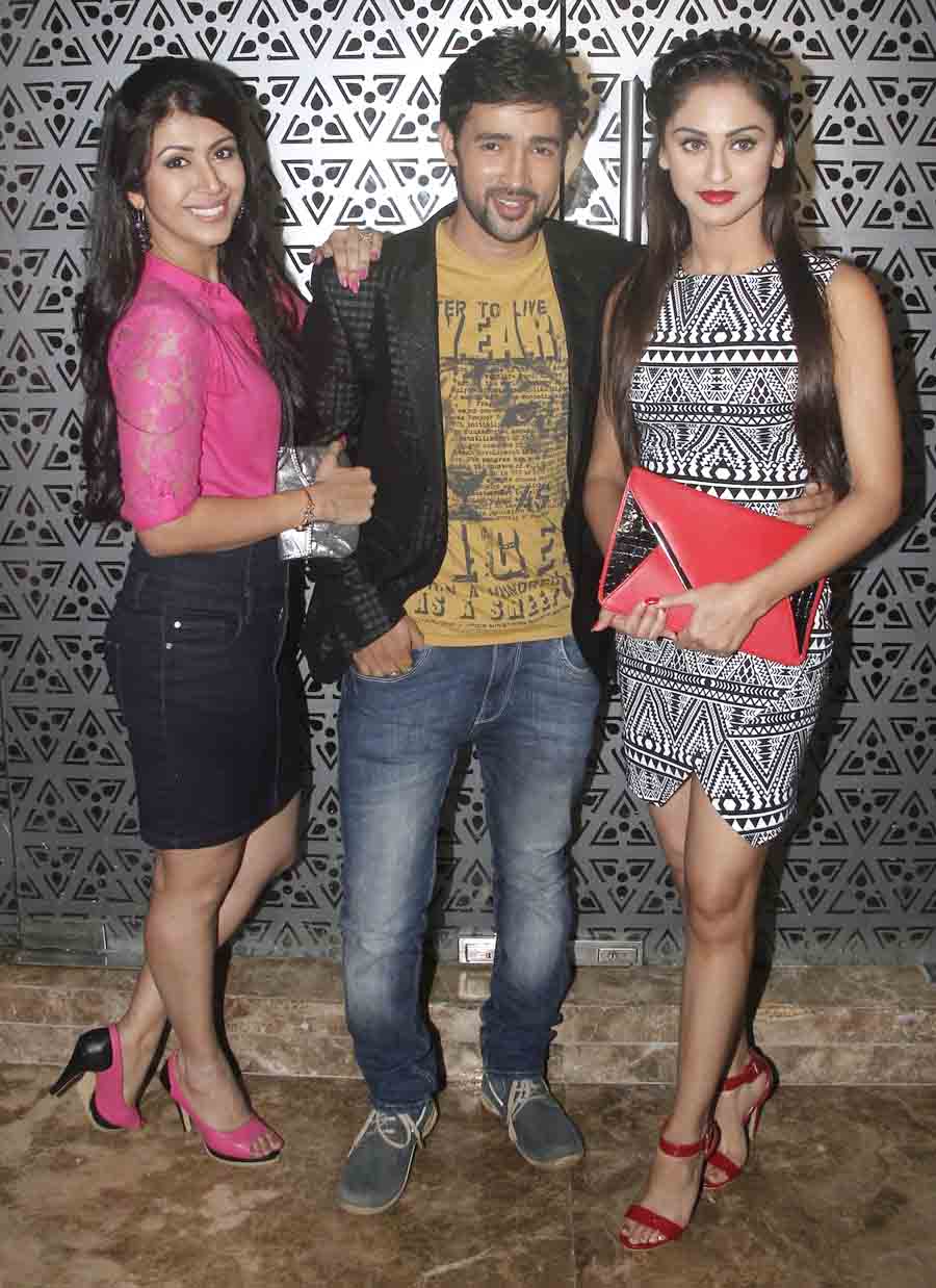 Karan Sharma with Krystal D'souza