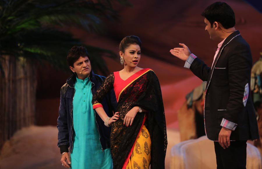 Sumona Chakravarti and Kapil Sharma