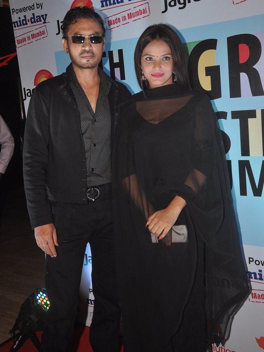 Irrfan Khan and Neetu Chandra