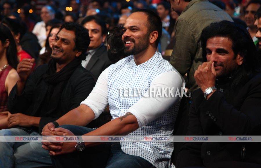 Nawazuddin Siddiqui, Rohit Shetty and Arav Chaudhary