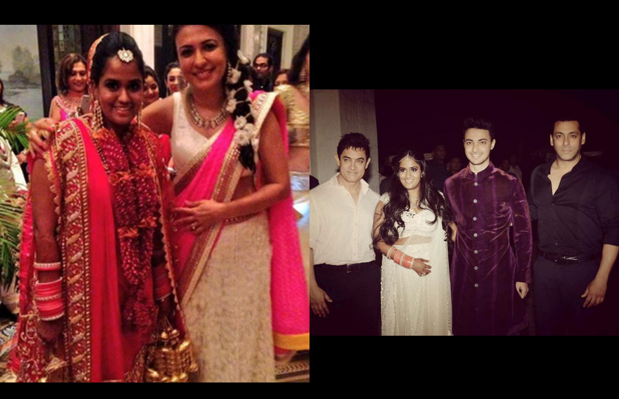 Wedding pics of Arpita Khan