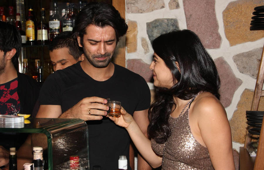 Barun Sobti and Shenaz Treasury