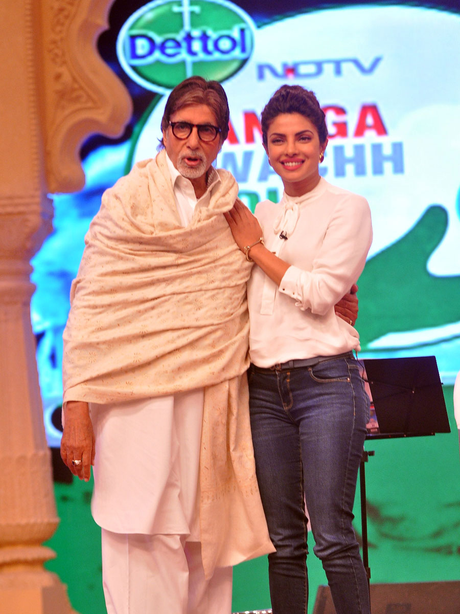 Big B and Priyanka Chopra