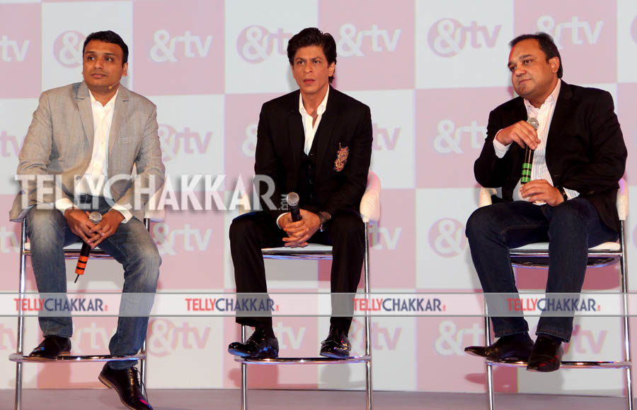 Rajesh Iyer, Shah Rukh Khan and Punit Goenka