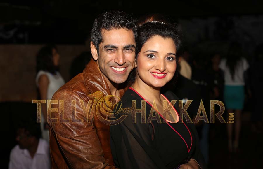 Tarun Khanna with wife Smriti