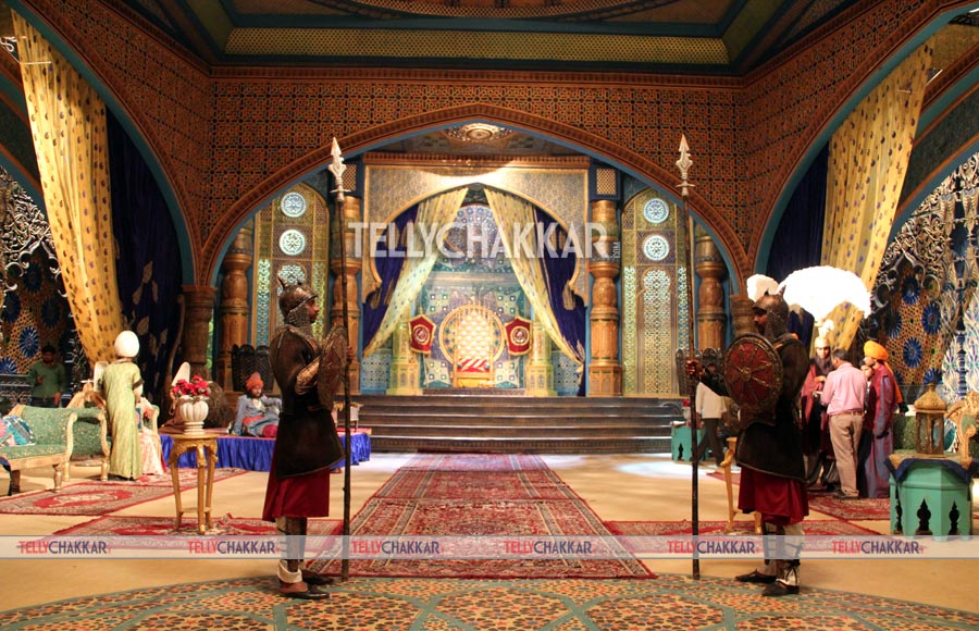 The opulent set of &TV's Razia Sultan