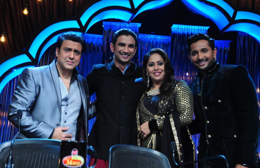 Govinda, Sushant Singh Rajput, Geeta Kapur and Terence Lewis