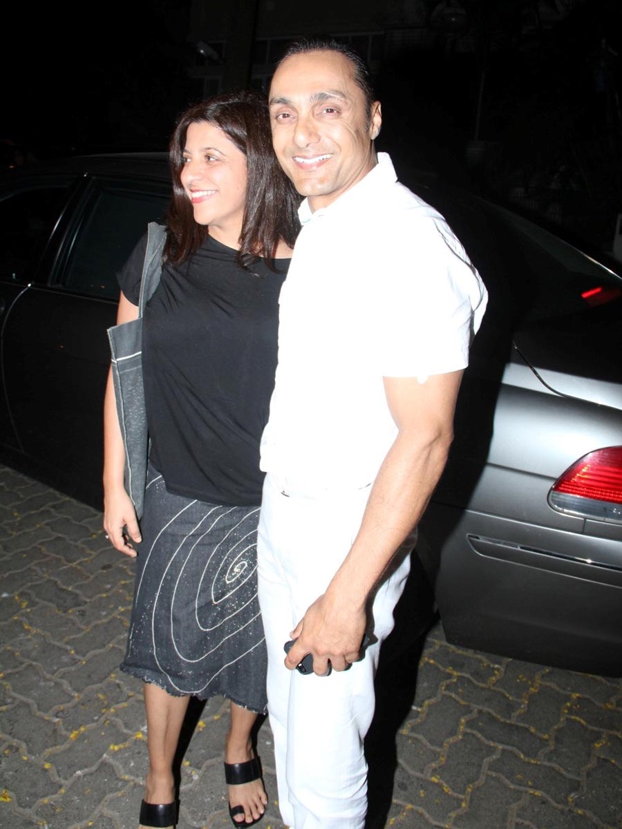 Filmmaker Zoya Akhtar and Rahul Bose