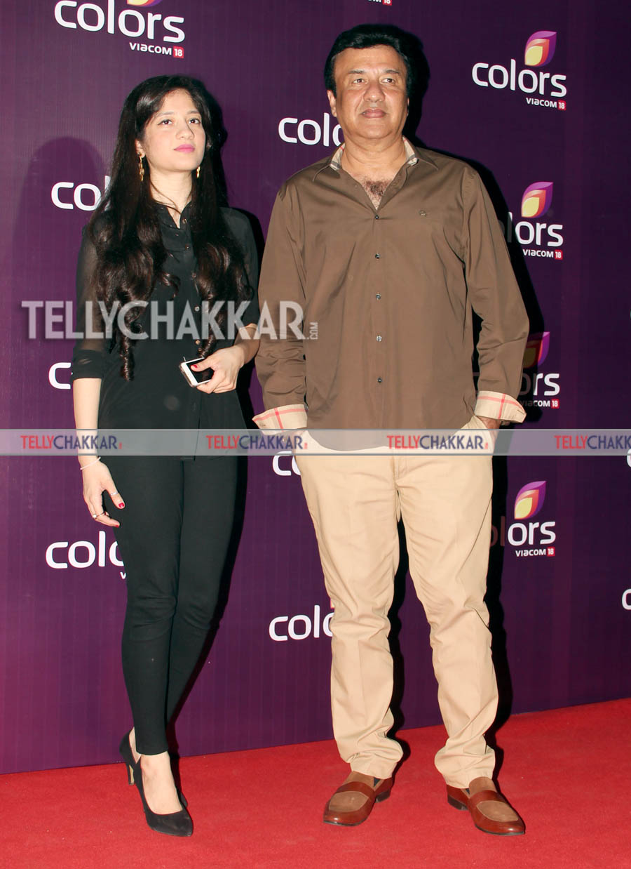 Anu Malik with his daughter