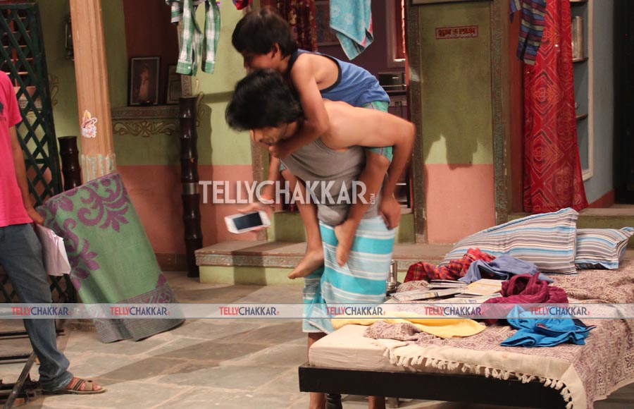 On the sets of Star Plus' Tere Sheher Mein