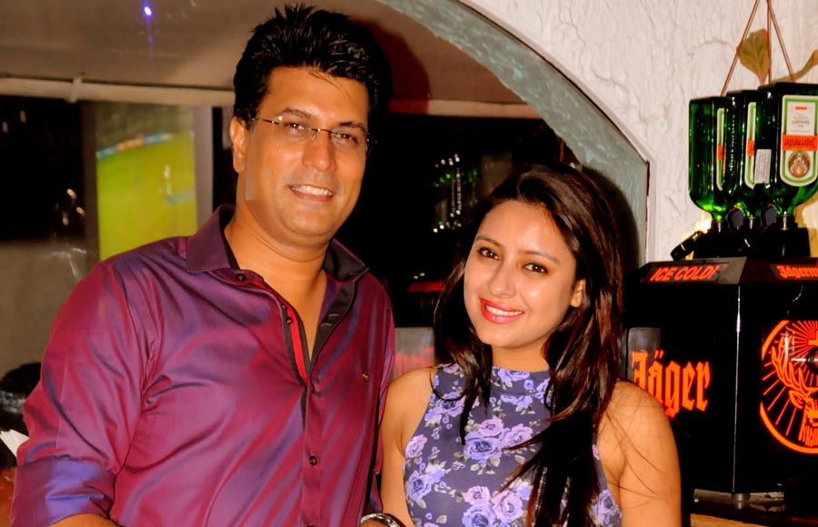 Producer Sudhir Sharma and Pratyusha Banerjee
