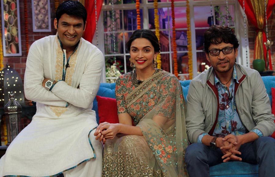 Kapil Sharma, Deepika Padukone and Irrfan Khan