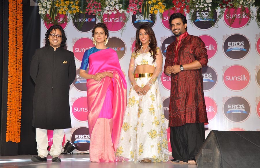 Srirup Mitra (General Manager- Hair care at Hindustan Unilever Ltd), Kangana Ranaut, Krishika Lulla and R Madhavan