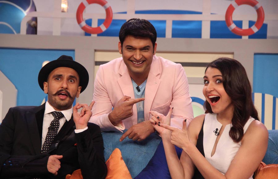 Ranveer Singh Kapil Sharma and Anushka Sharma