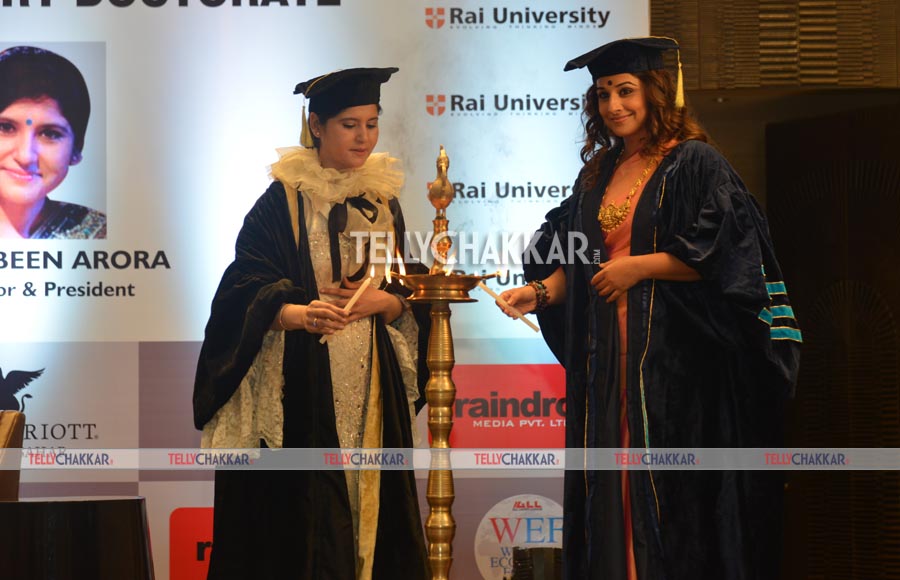 Vidya Balan awarded honorary doctorate