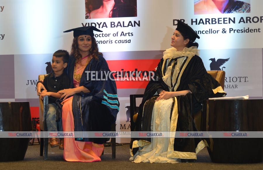 Vidya Balan awarded honorary doctorate