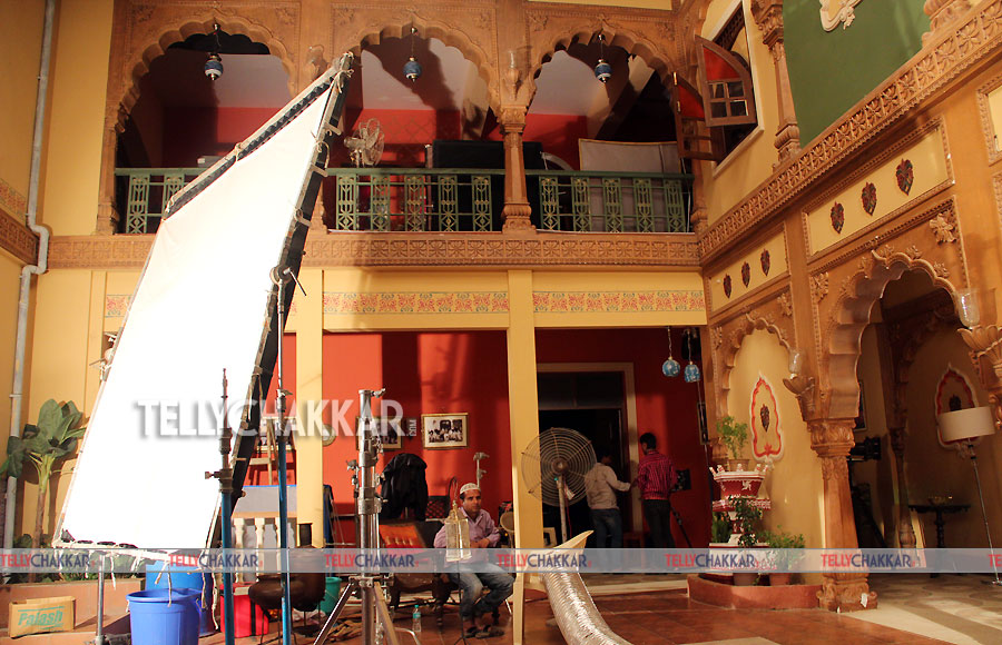 On the sets of &TV's Gangaa