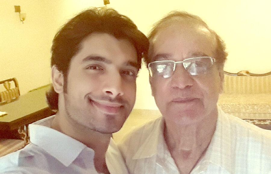 Ssharad Malhotraa with father Sushil Malhotra