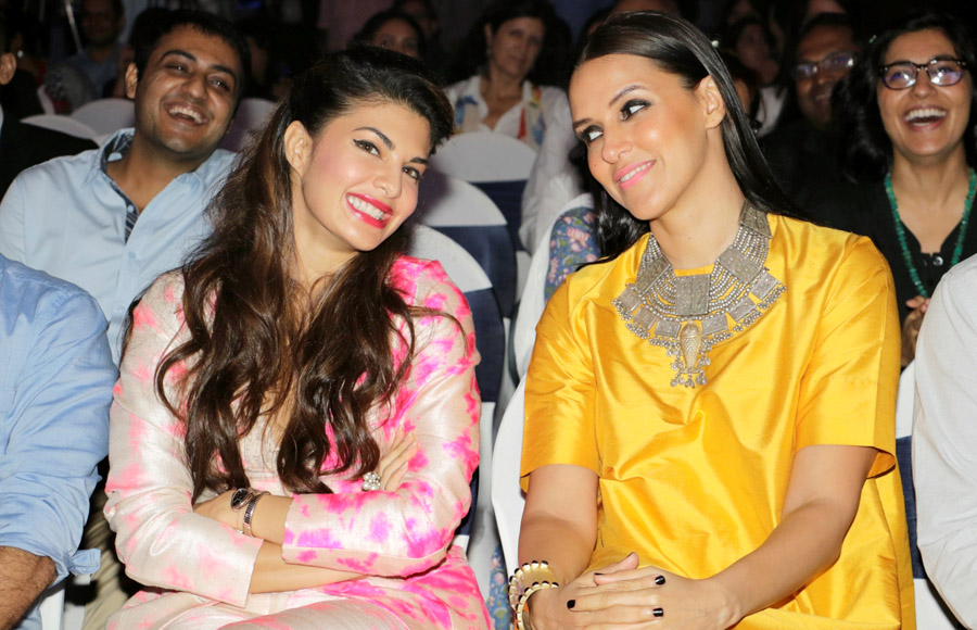 Jacqueline Fernandez and Neha Dhupia