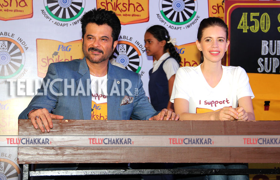 Anil Kapoor and Kalki pledge to support P&G Shiksha