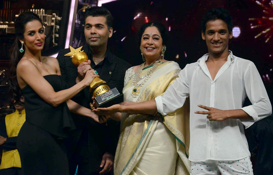 Malaika Arora Khan,Karan Johar,and Kirron Kher